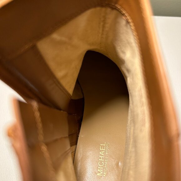 Michael Kors Hamilton Embellished Leather Ankle Boot - Picture 9 of 12